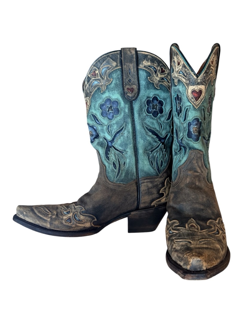 Dan Post Women's Vintage Bluebird Western Boots (Style DP3544)